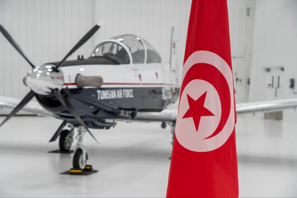Tunus T-6C Texan II Eğitim Uçaklarını Teslim Alıyor