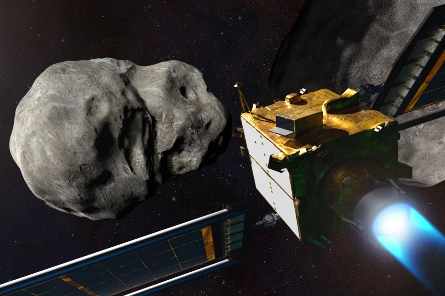 NASA'nın DART Uzay Aracı Asteroidi 12'den Vurdu